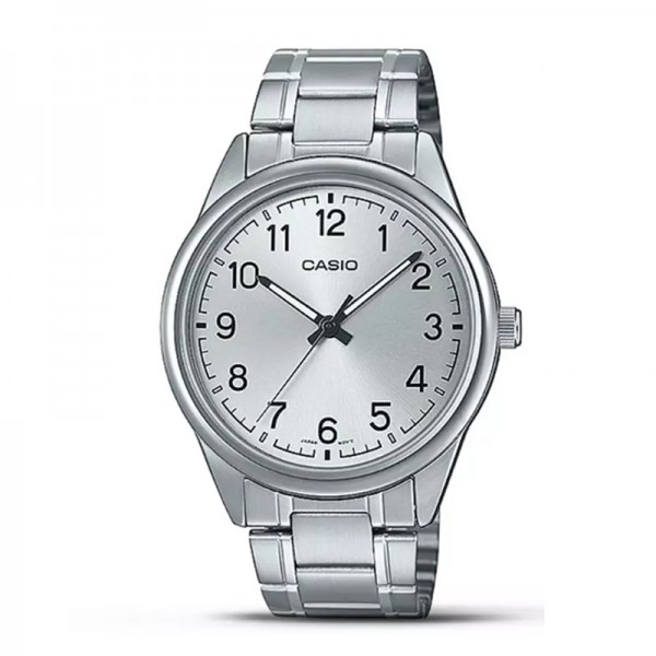 Casio MTP-V005D-7B4UDF Silver White Numeric Steel